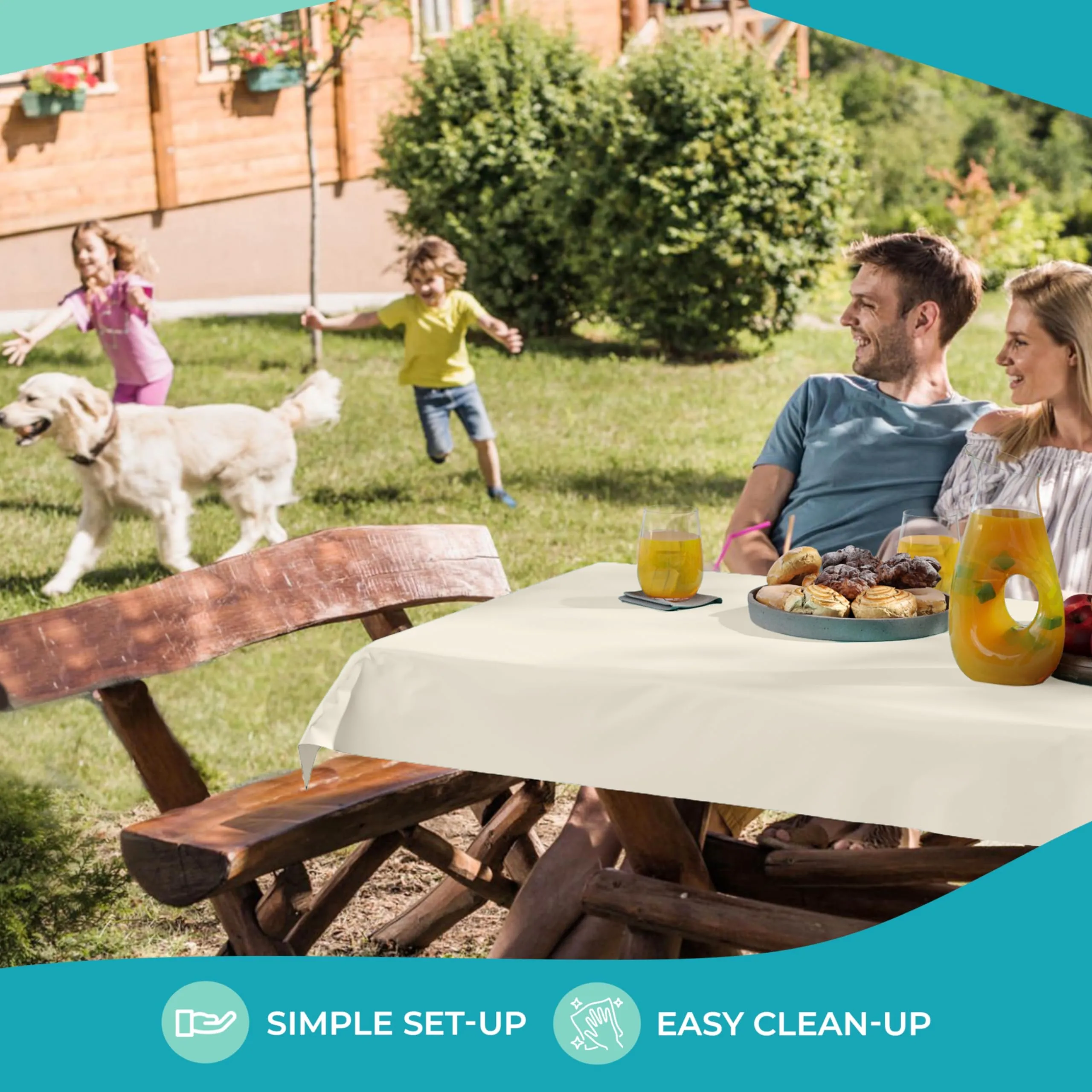 40 In. x 300 Ft. Premium Ivory Table Roll