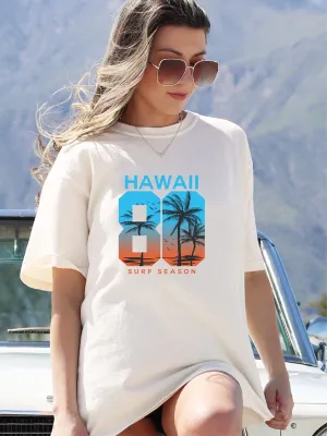 80 Hawaii Surf Season Graphic Tee