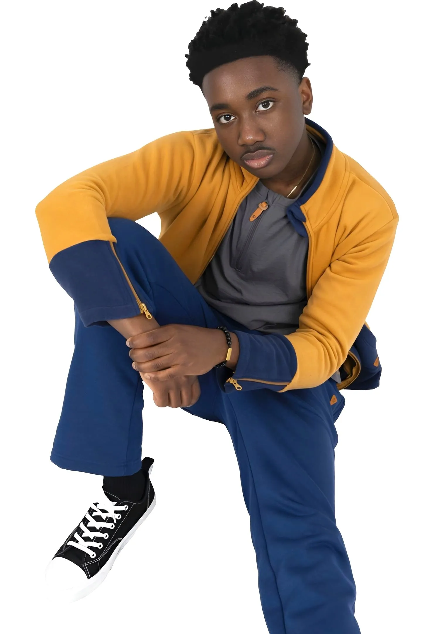 Adaptive Kids Sweatpants: Adjustable Elastic Waist, Zippered Sides for Easy Undressing