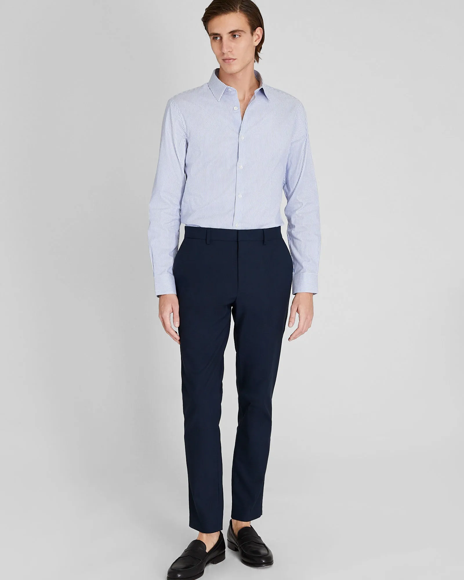 Albini Egyptian Cotton Stripe Dress Shirt