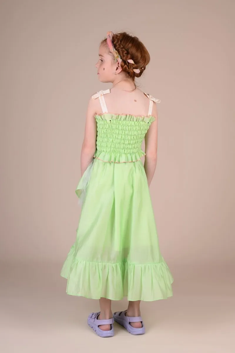 ALIYAH SMOCKED TOP AND MAYIM MAXI SKIRT SET