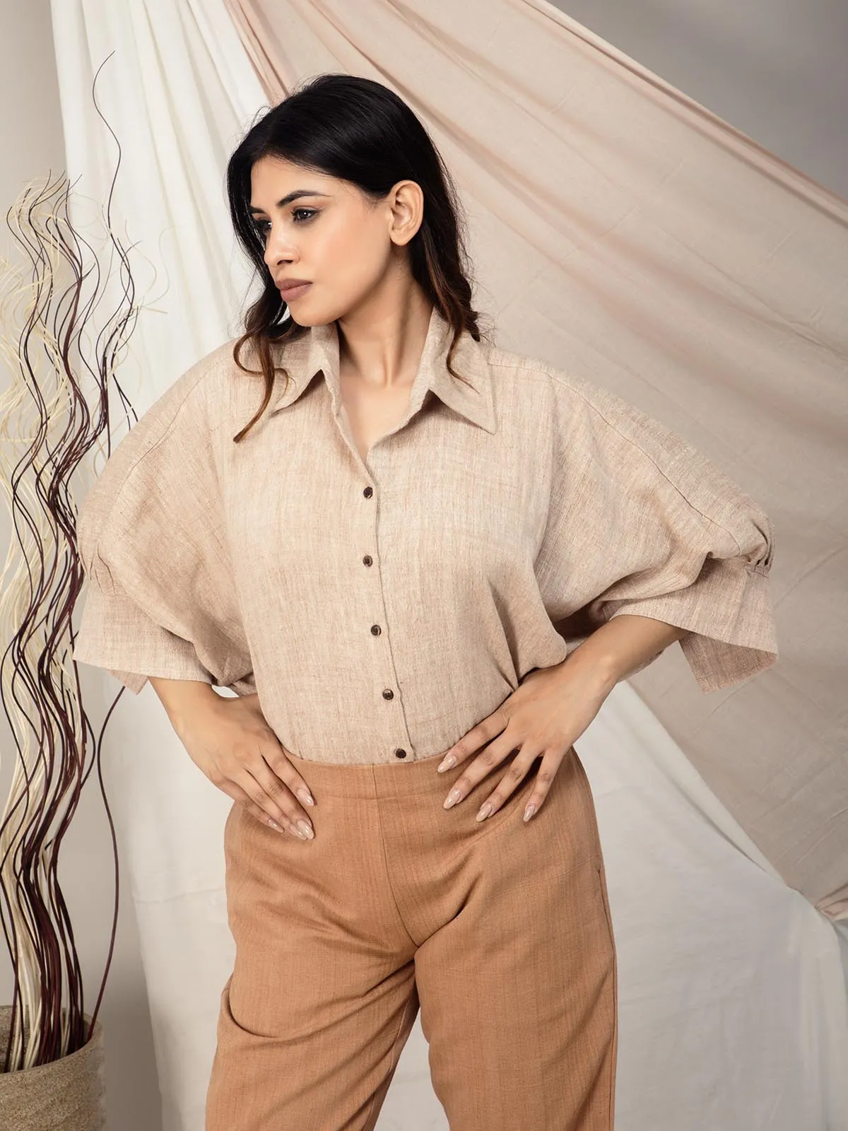 Anti Fit Brown Shirt
