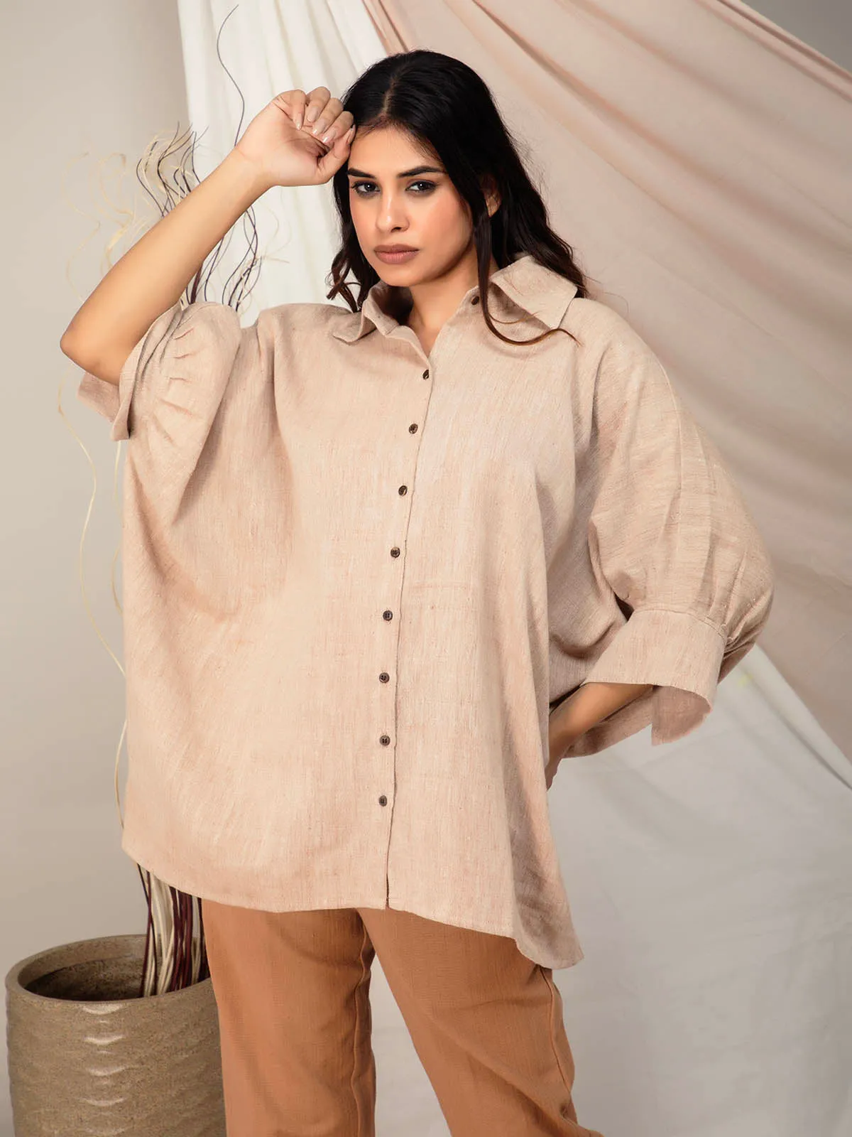 Anti Fit Brown Shirt