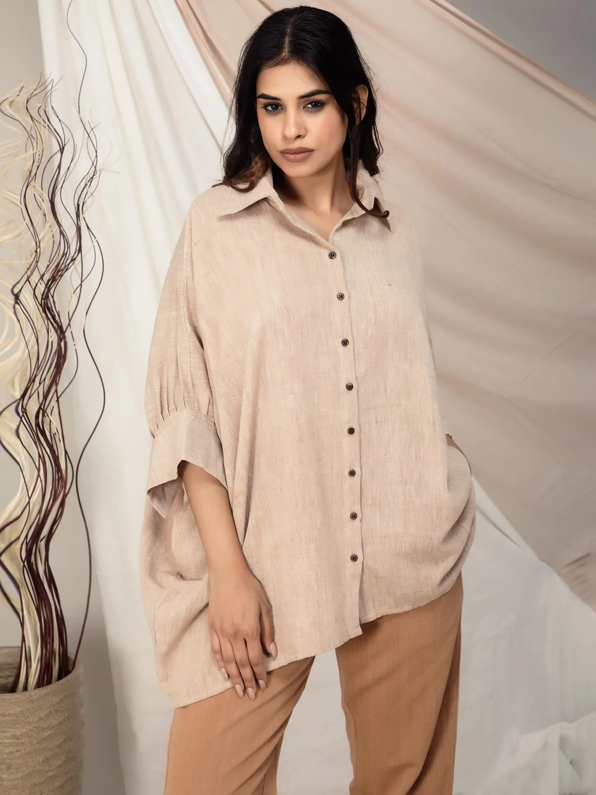 Anti Fit Brown Shirt