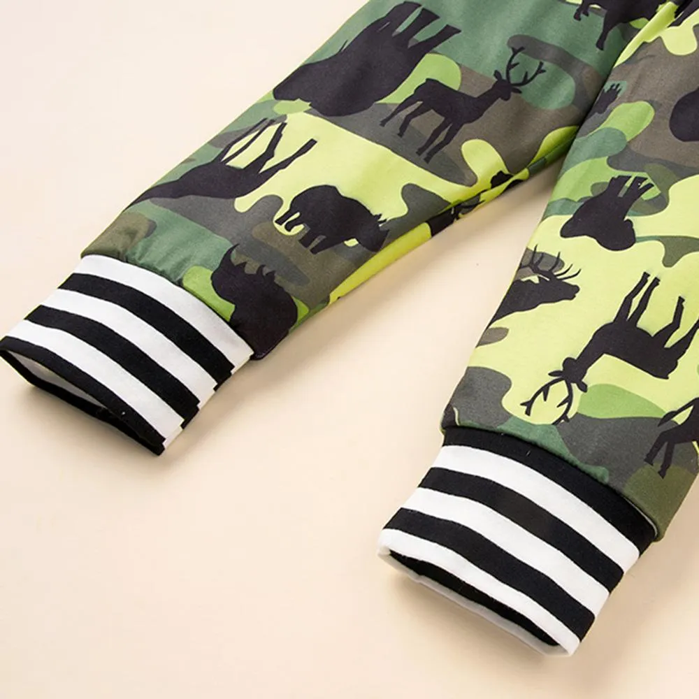 Baby Unisex Letter Cartoon Printed Romper & Pants Baby Wholesale Clothing