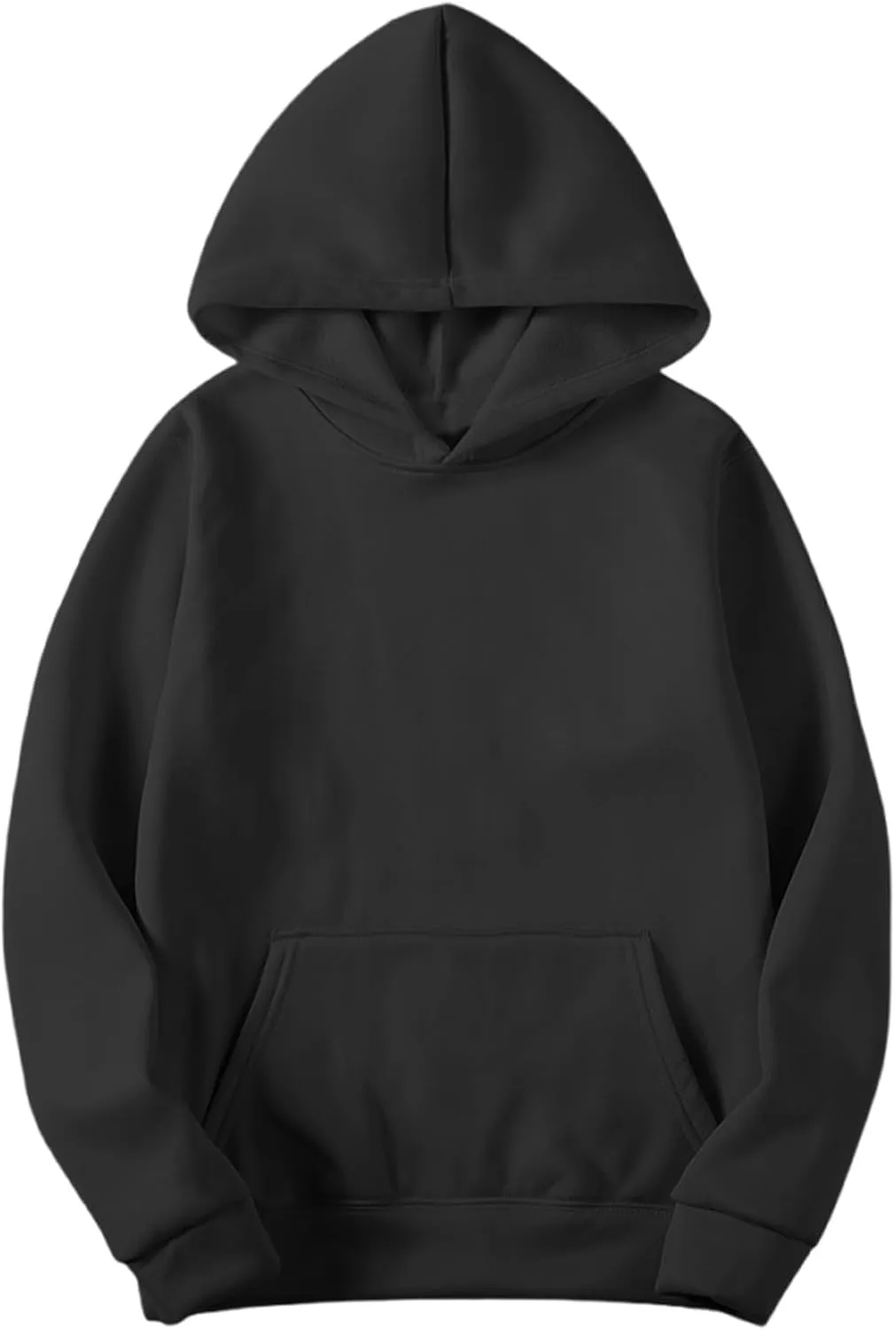 Bidobibo Sweatshirts for Women Trendy Long Sleeve Basic Pullover Oversized Womens Winter Fashion 2024 Solid Color Hoodies