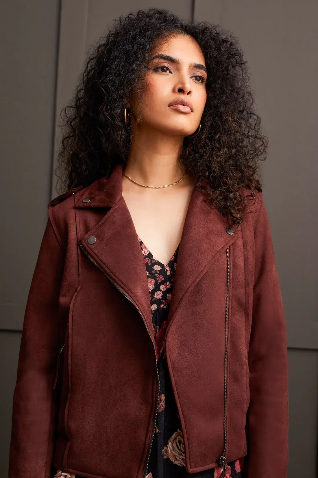 Biker Jacket [Rum-5625O]