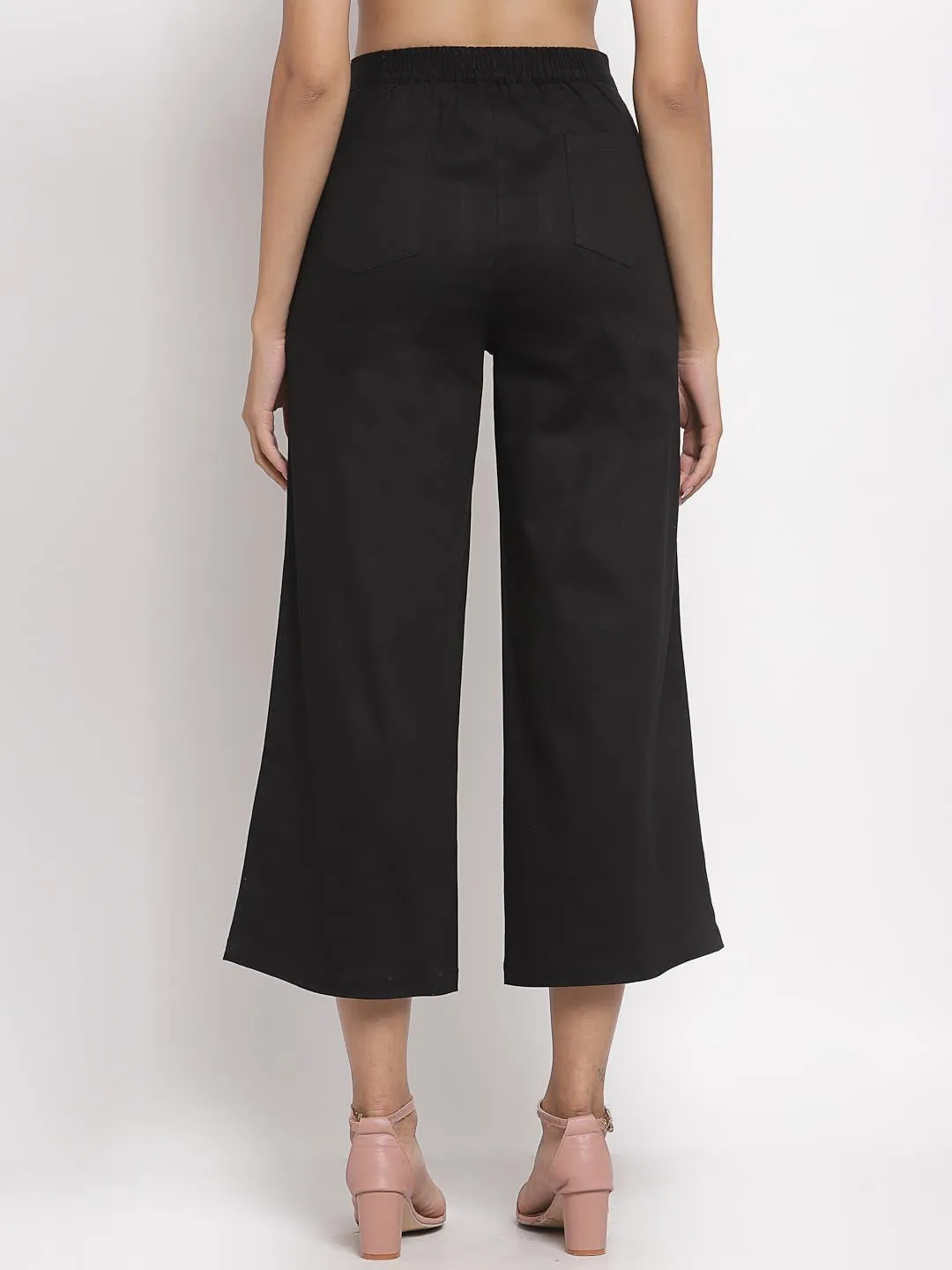Black Flared Pants