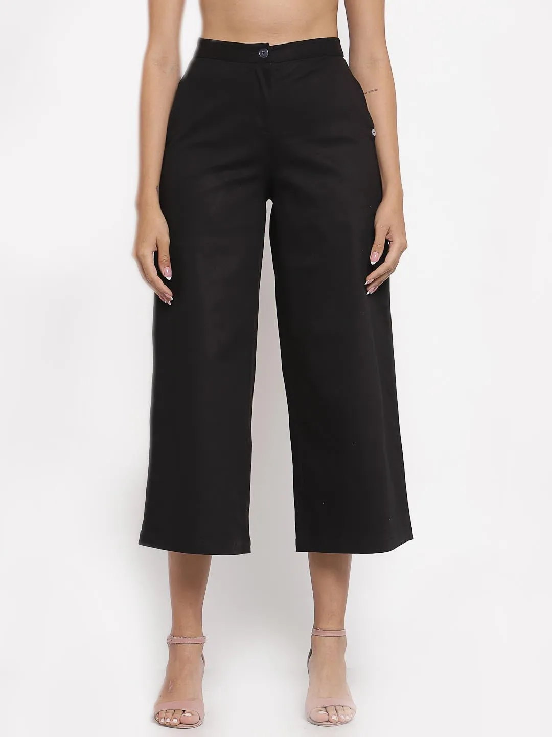 Black Flared Pants