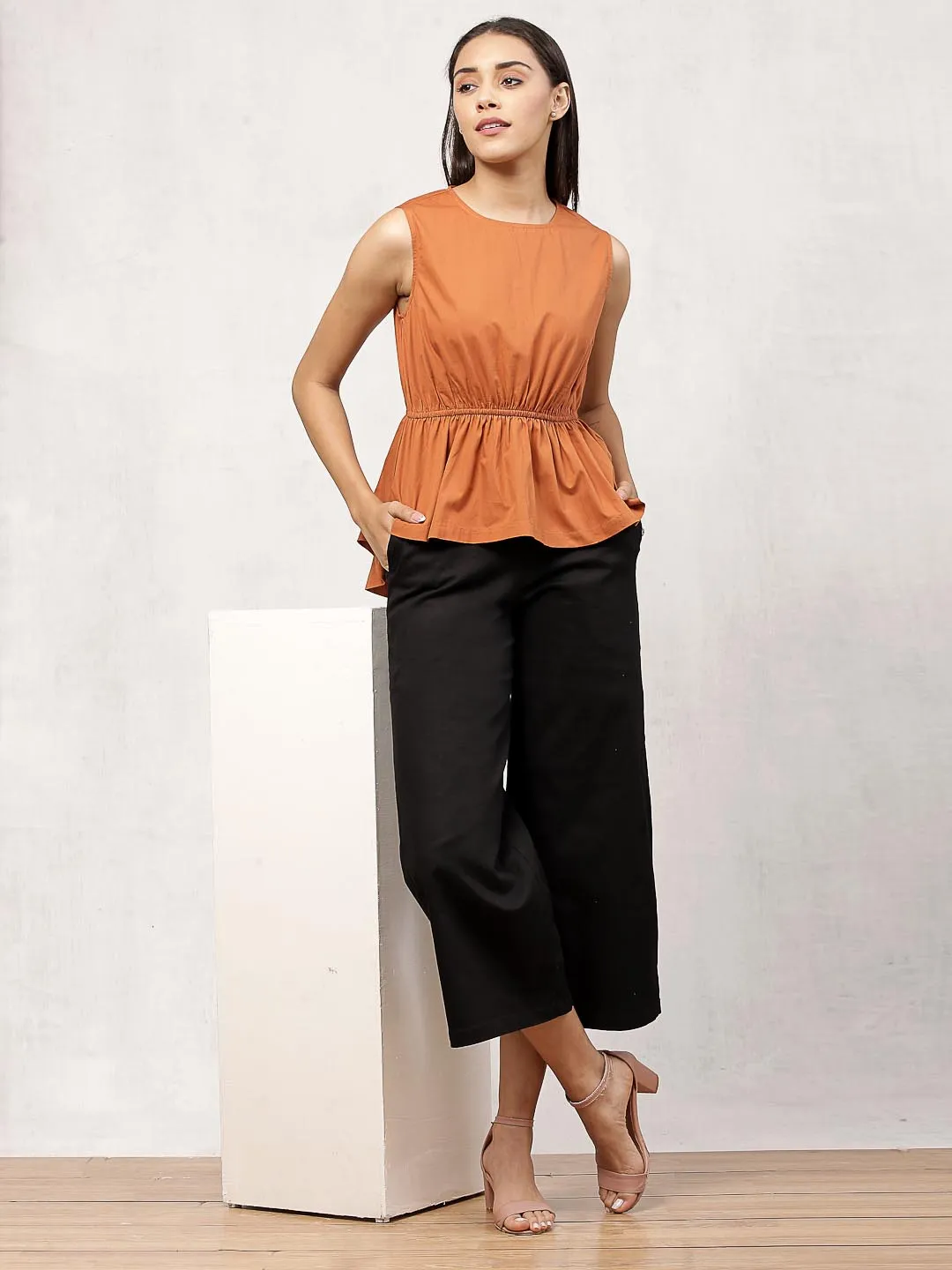 Black Flared Pants