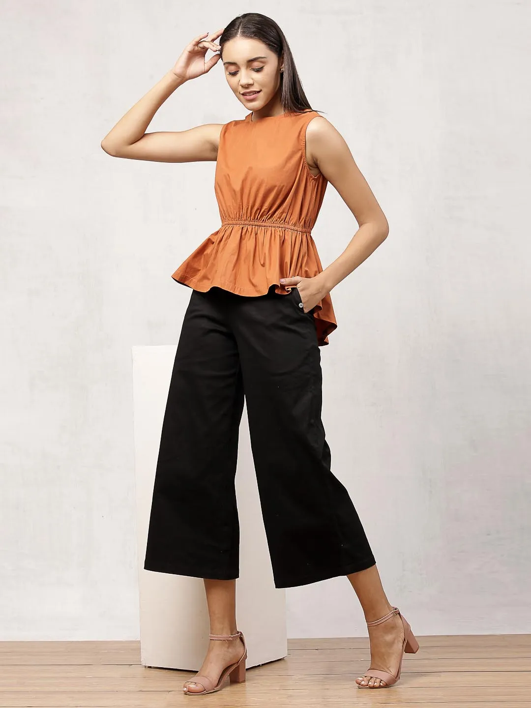 Black Flared Pants