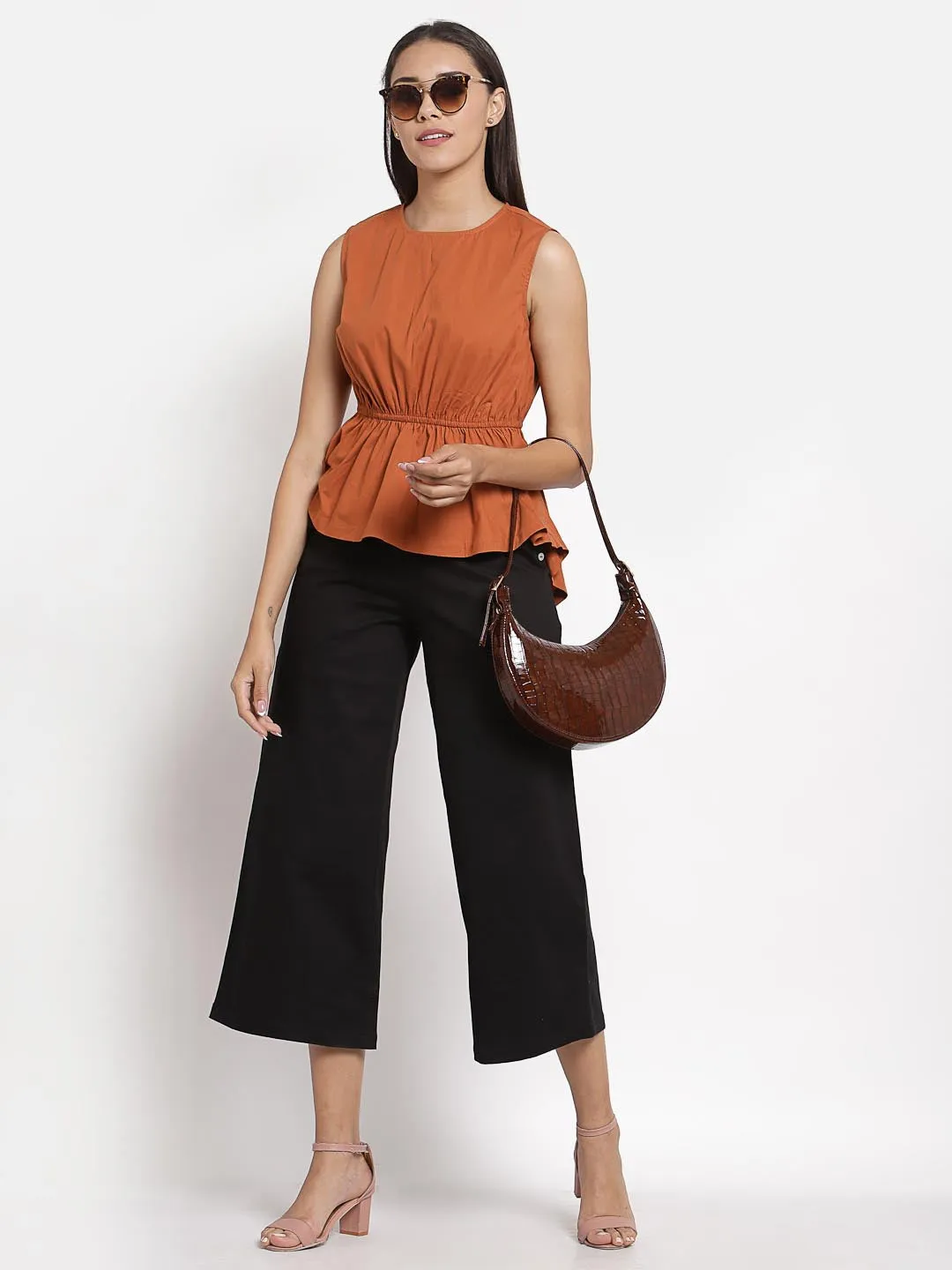 Black Flared Pants