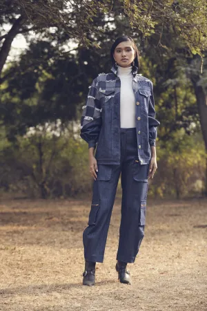Blue Denim Cord Set