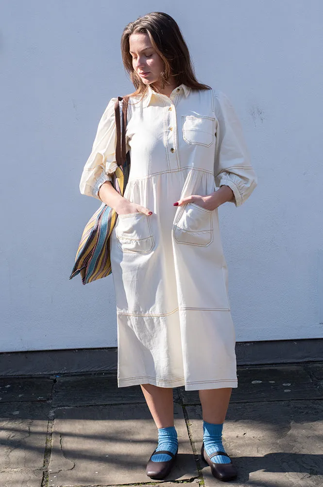 Bonté Adriane Dress In Ecru