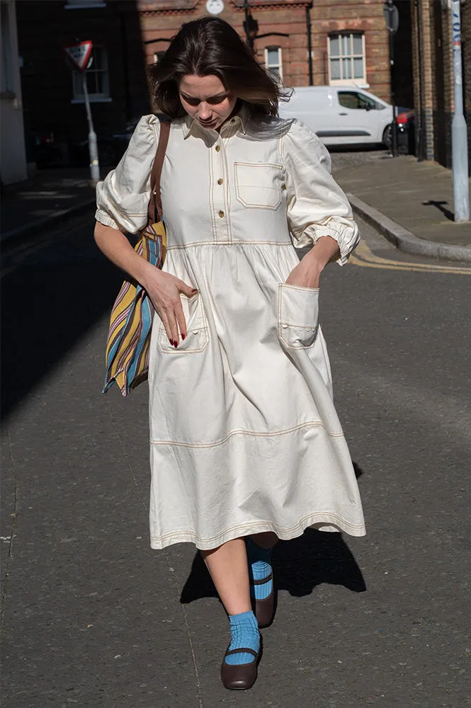 Bonté Adriane Dress In Ecru