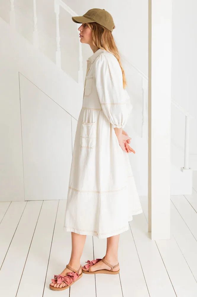 Bonté Adriane Dress In Ecru