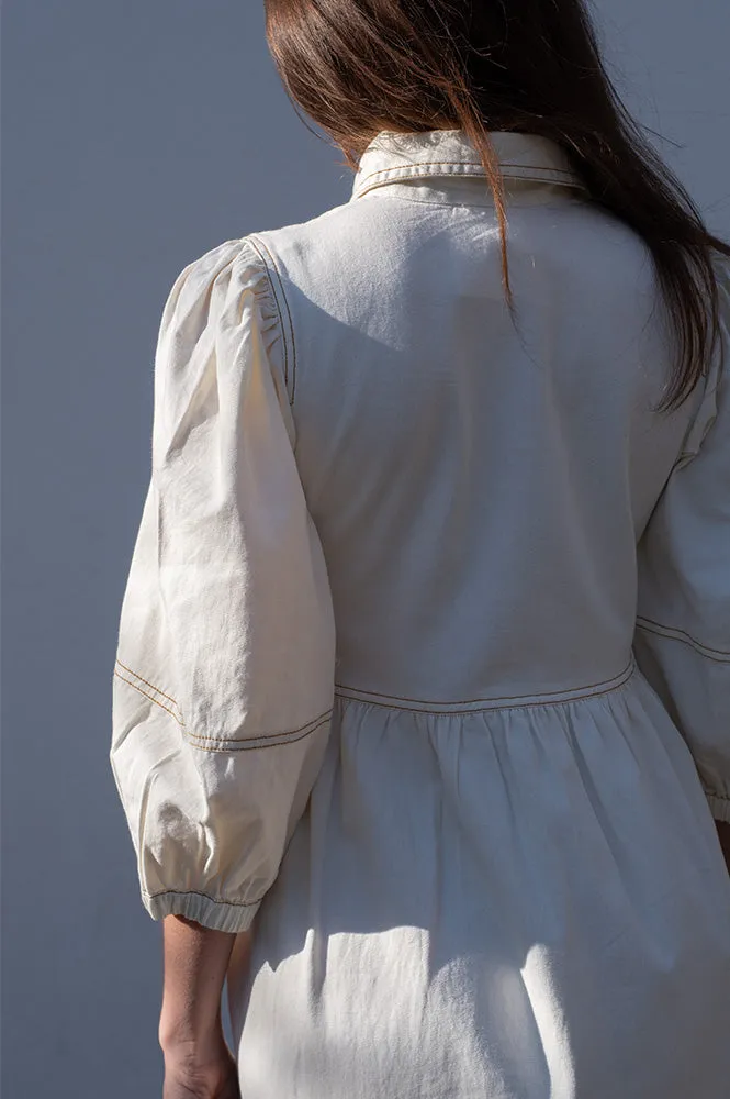 Bonté Adriane Dress In Ecru