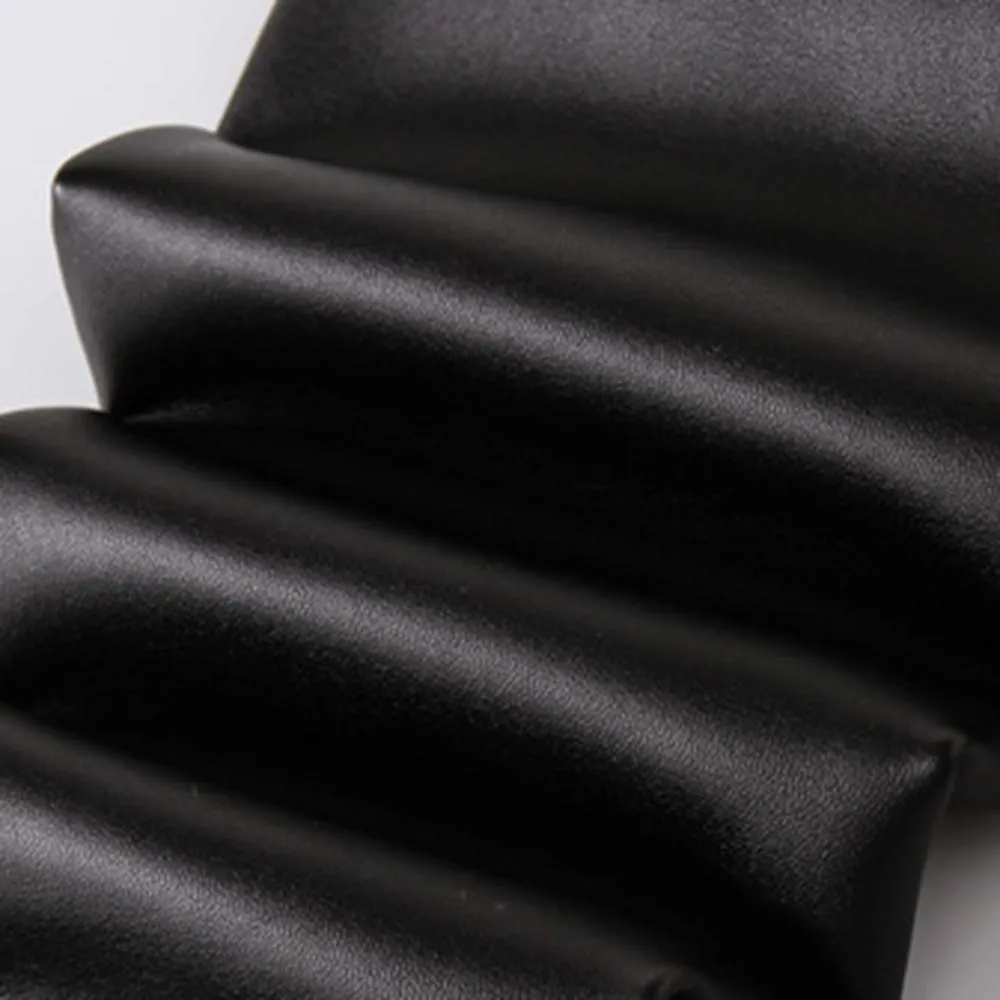 Boys Casual Pocket Artificial Leather Pants Wholesale Bulk Childrens Clothing Suppliers