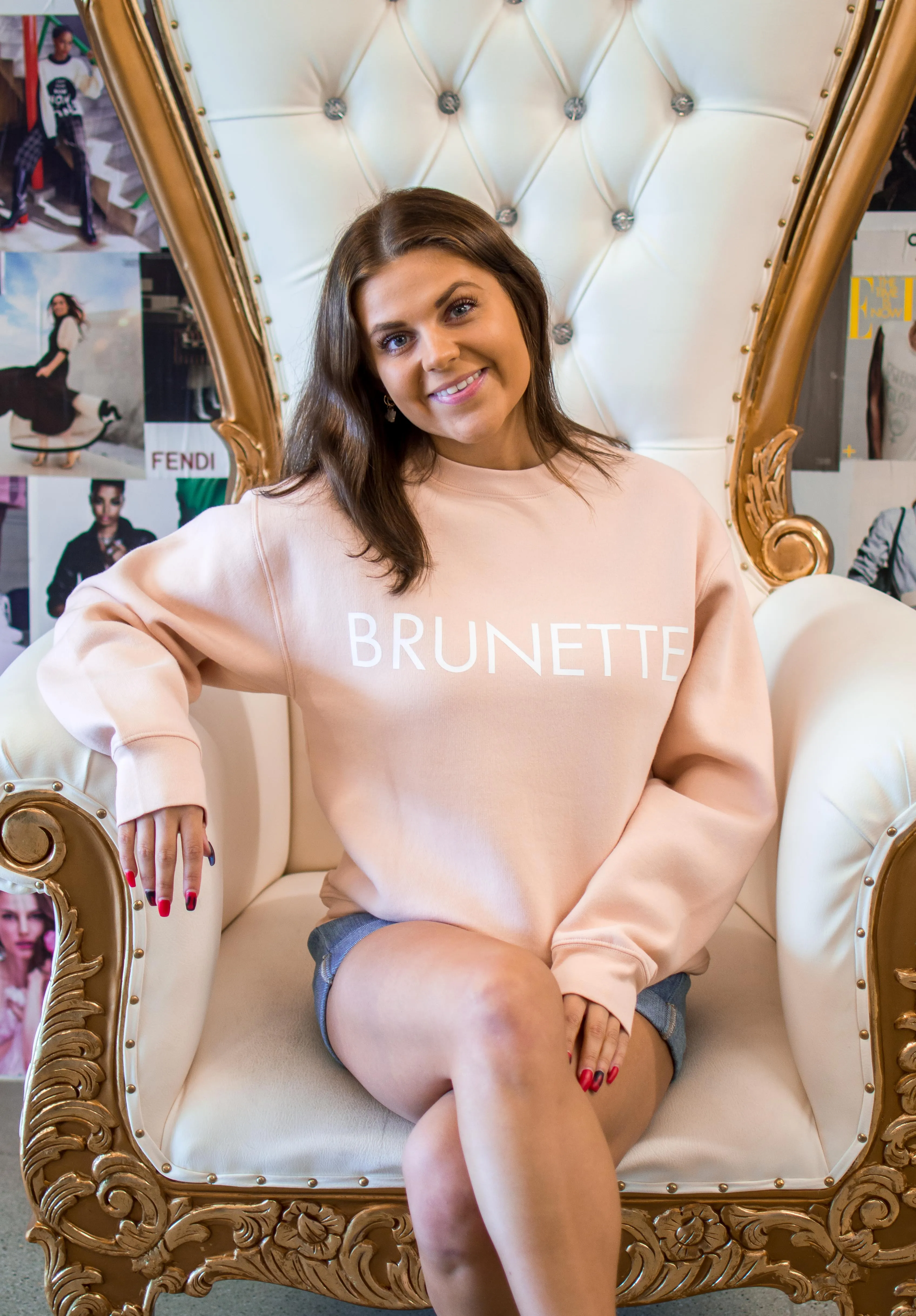 Brunette PINK SWEATER - Brunette the Label