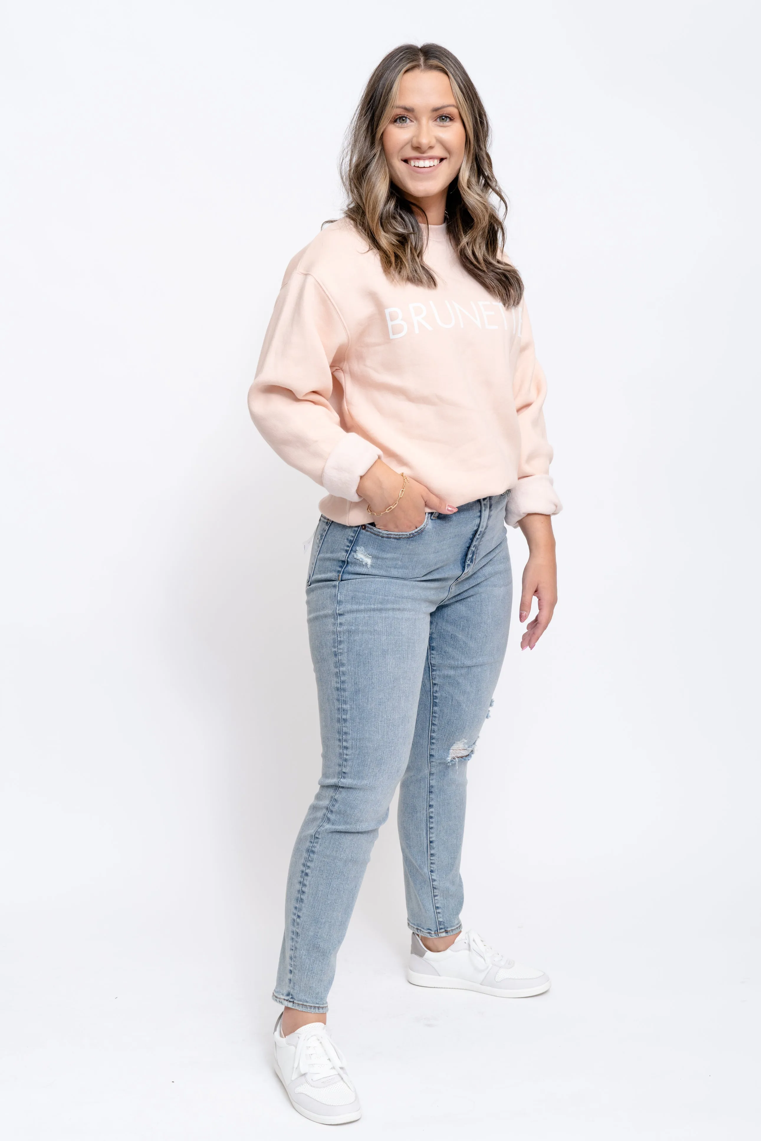Brunette PINK SWEATER - Brunette the Label