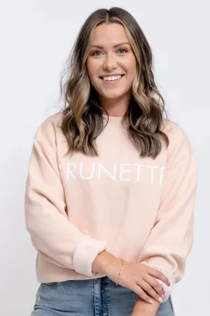 Brunette PINK SWEATER - Brunette the Label