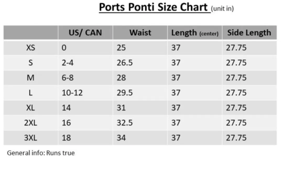 BYRD Ports Ponte Skirt