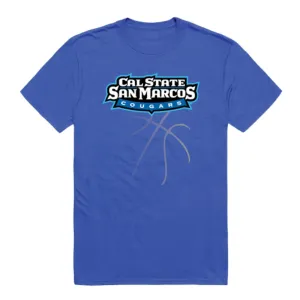 California State University San Marcos Cougars Basketball T-Shirt Tee