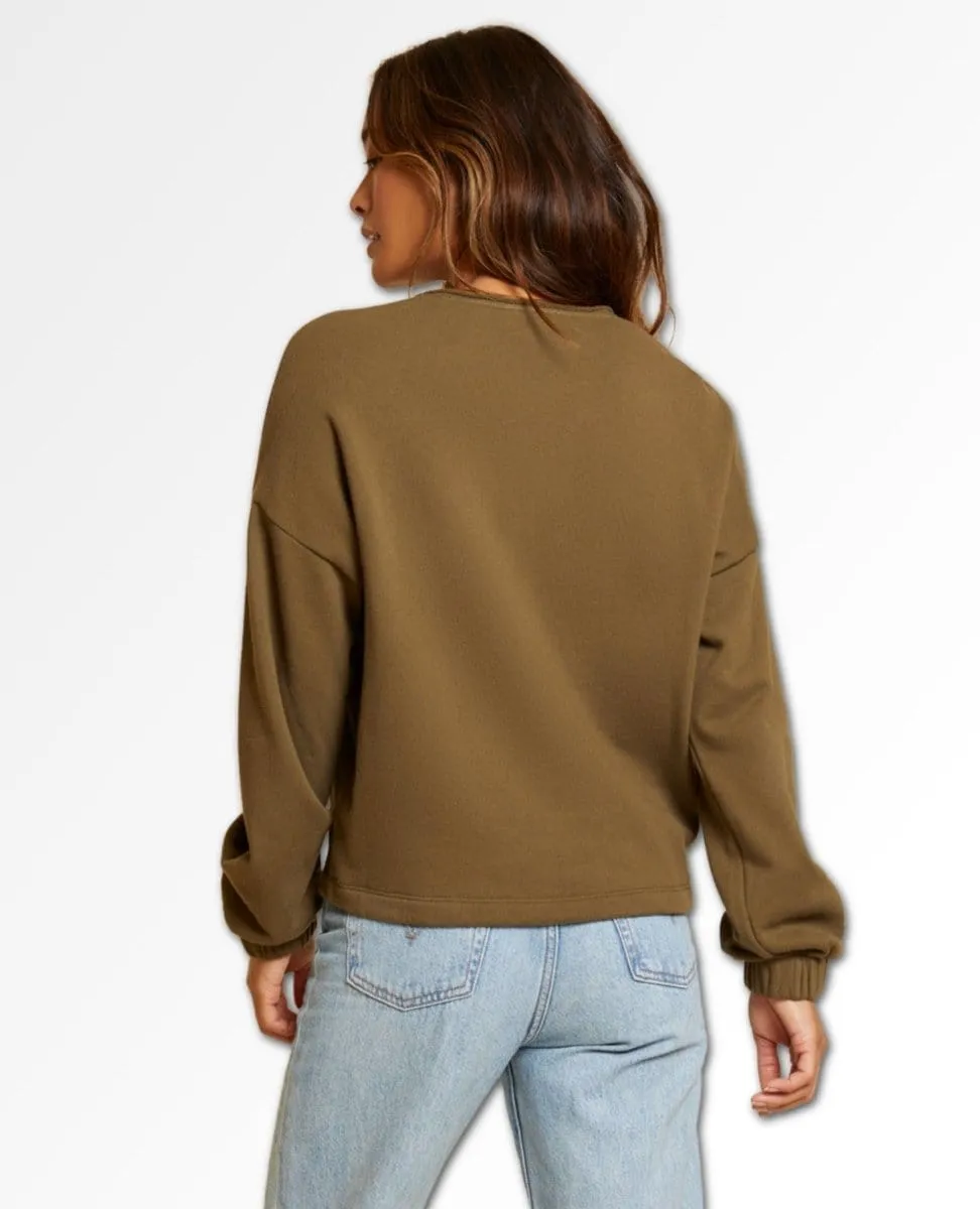 Callan Snap Sweatshirt Lagoon