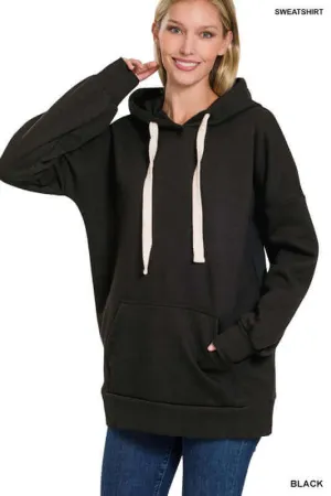 Chic Oversized Longline Oversized Hoodie