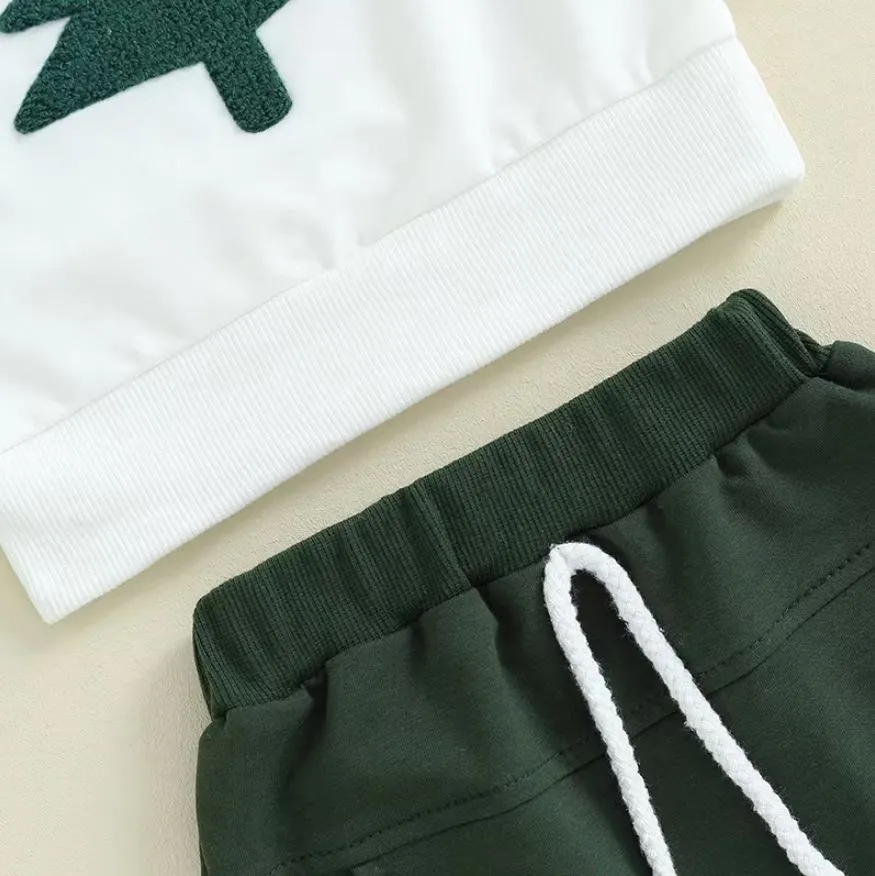 Christmas Tree Long Sleeve & Pants Set Baby Toddler 6-36 Months