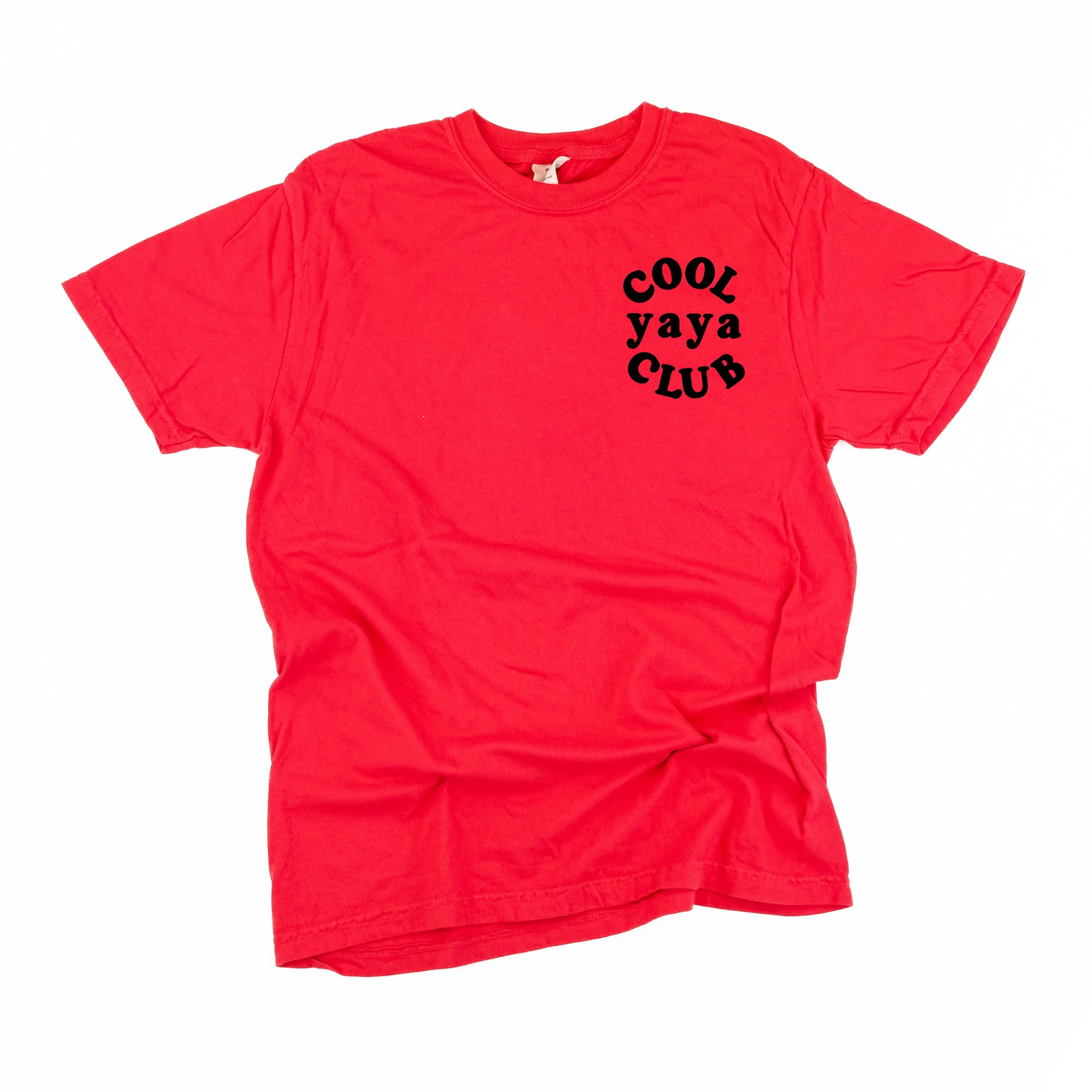 COOL Yaya CLUB - Pocket Design - SHORT SLEEVE COMFORT COLORS TEE