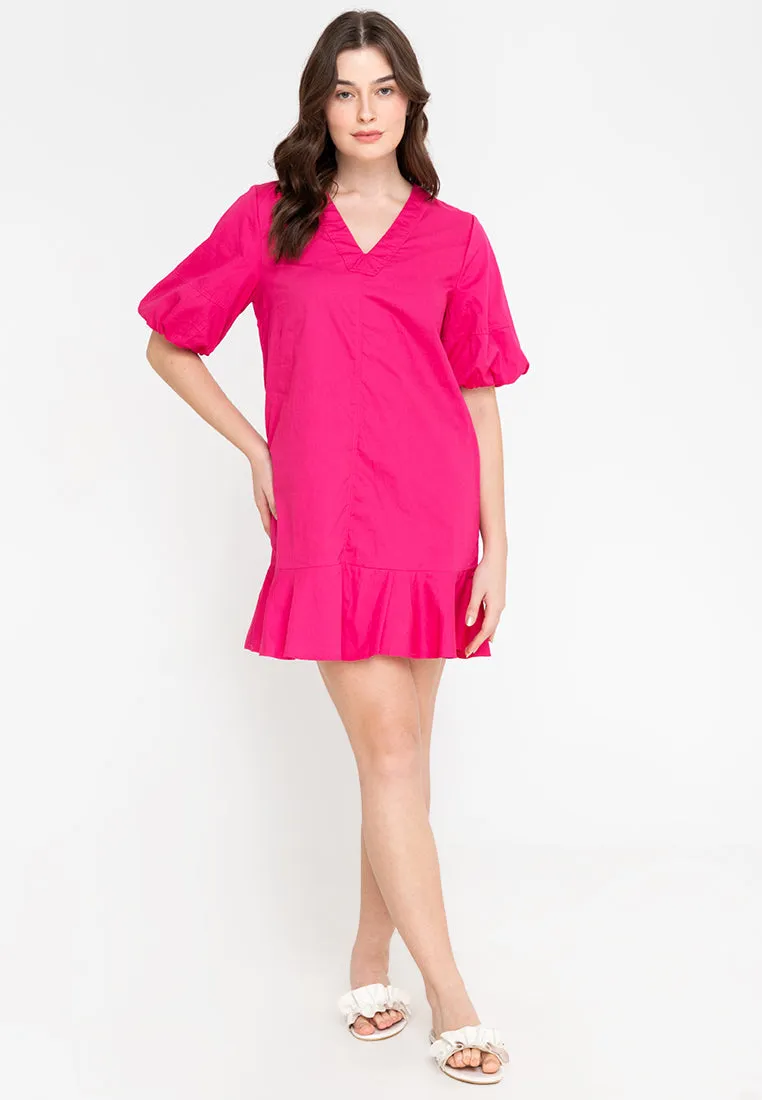 CYPRESS Bubble Sleeve Dress