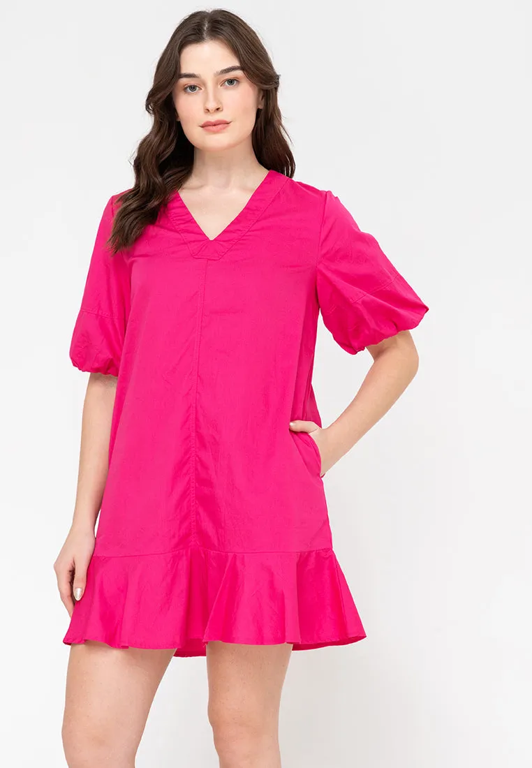 CYPRESS Bubble Sleeve Dress