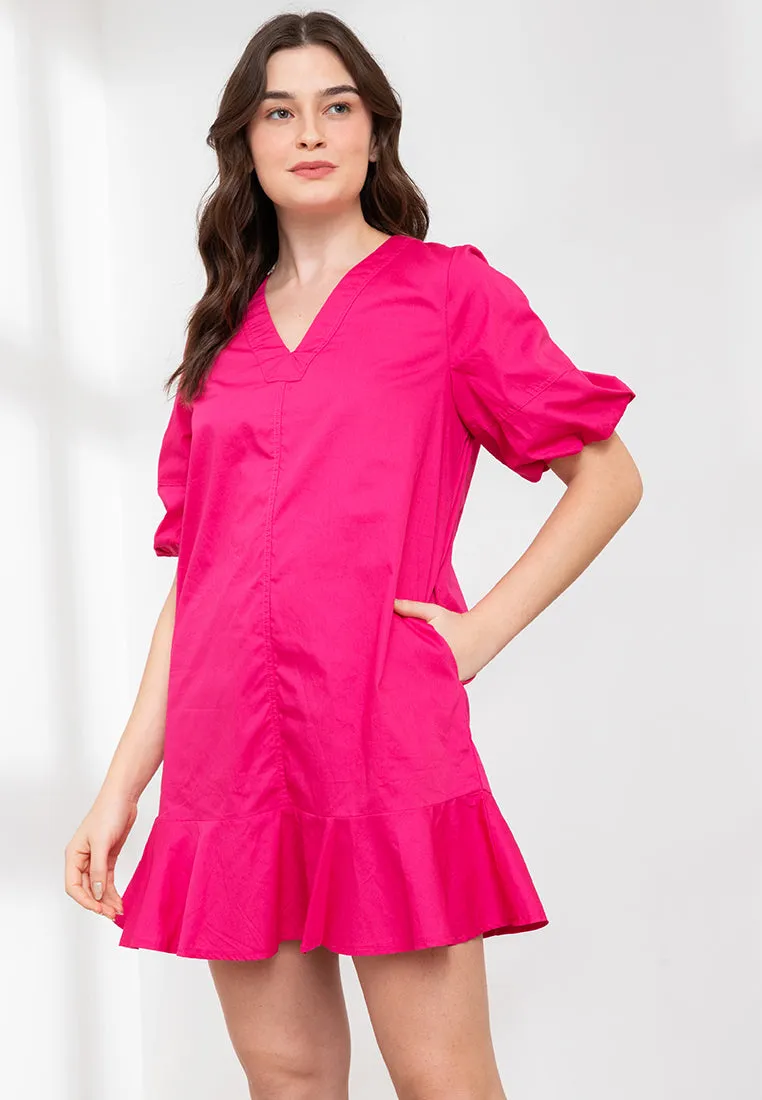 CYPRESS Bubble Sleeve Dress