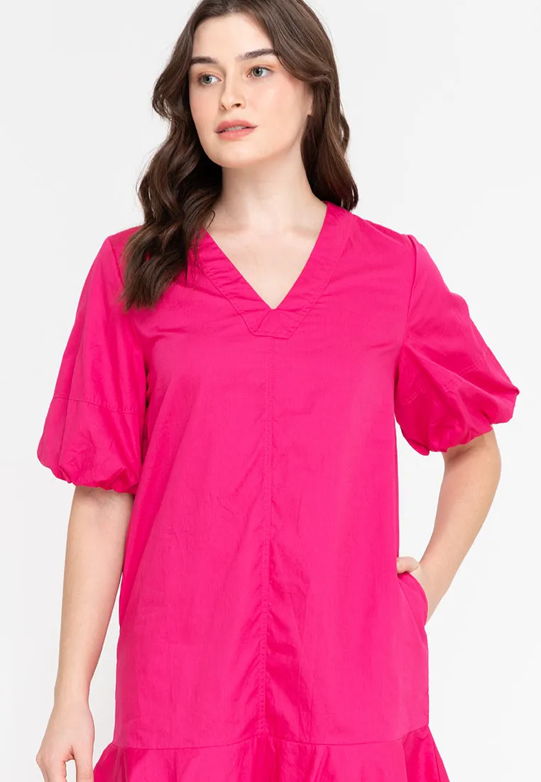 CYPRESS Bubble Sleeve Dress