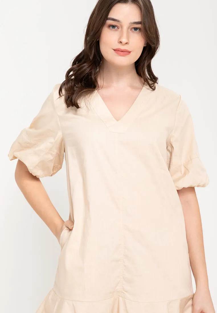 CYPRESS Bubble Sleeve Dress