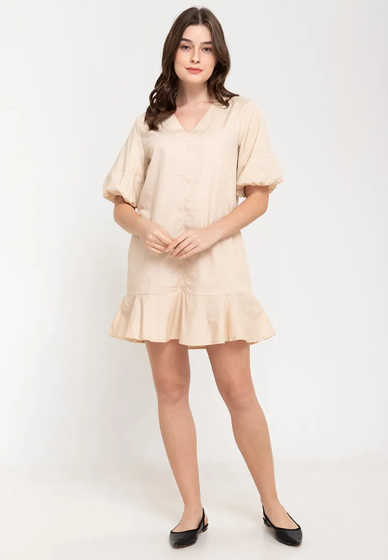 CYPRESS Bubble Sleeve Dress