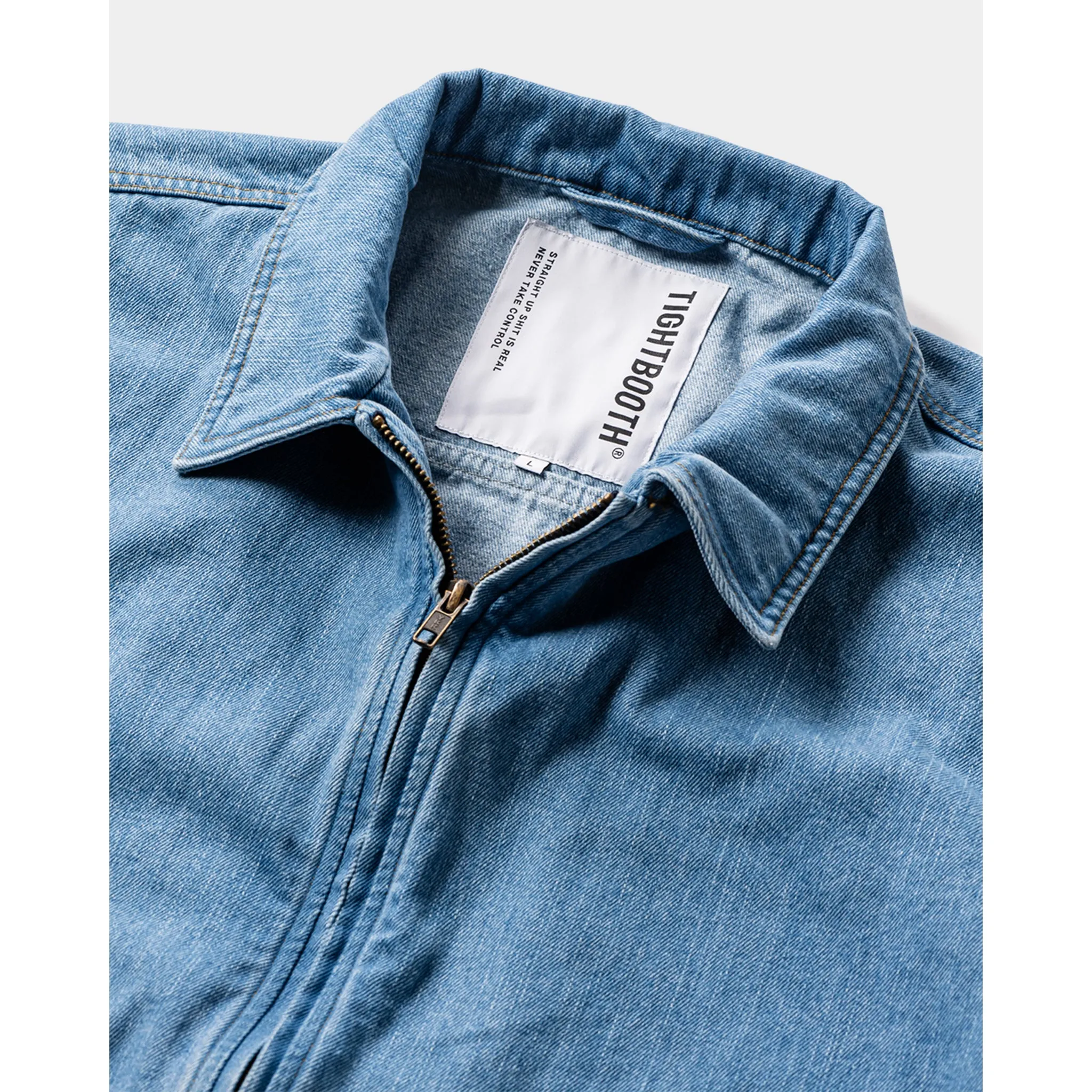 DENIM DRIZZLER JACKET / LIGHT BLUE