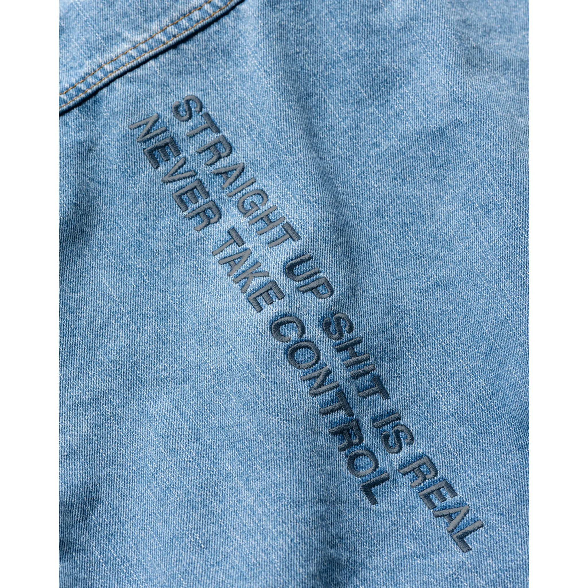 DENIM DRIZZLER JACKET / LIGHT BLUE