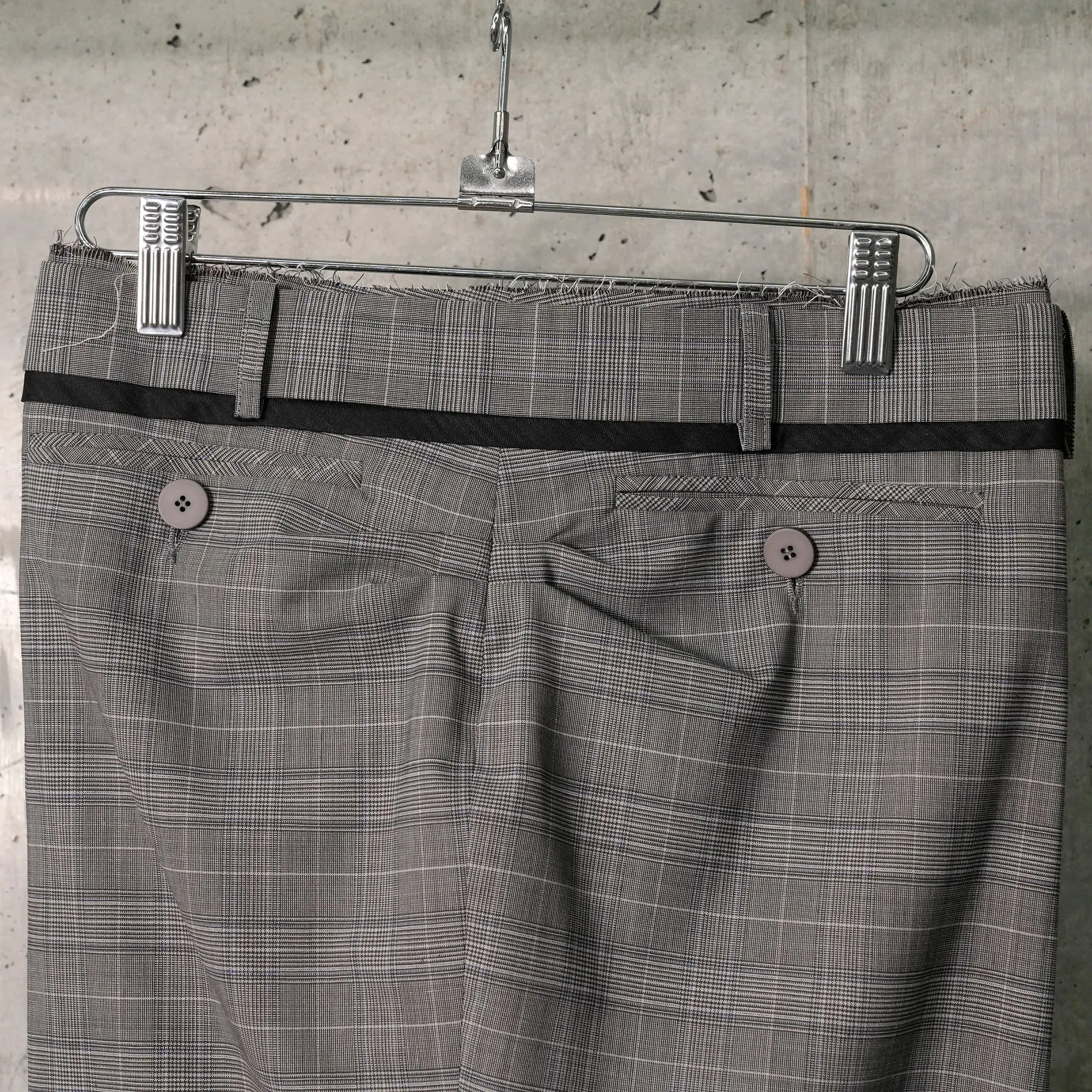 DRAPE PENCIL SKIRT / GREY