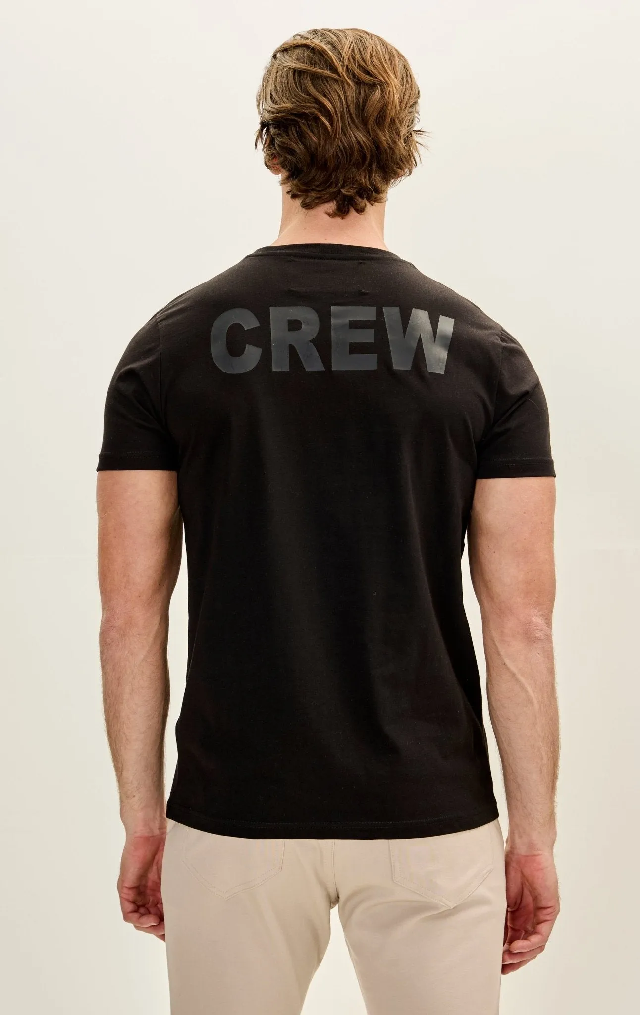 DTLA Cotton Crew-Neck T-Shirt - Black