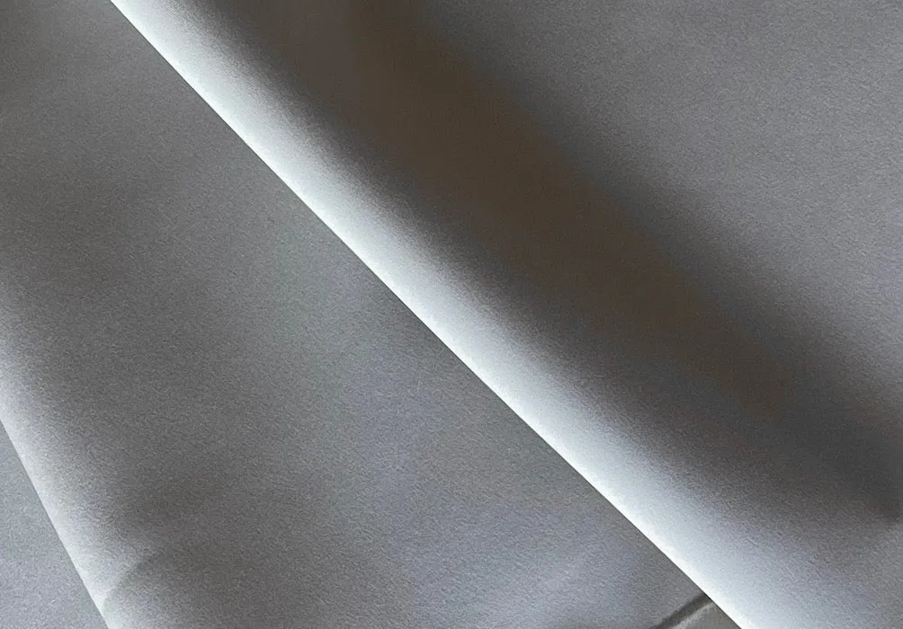 Elegant Gleaming Platinum Polyester Duchess Satin