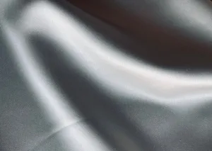 Elegant Gleaming Platinum Polyester Duchess Satin