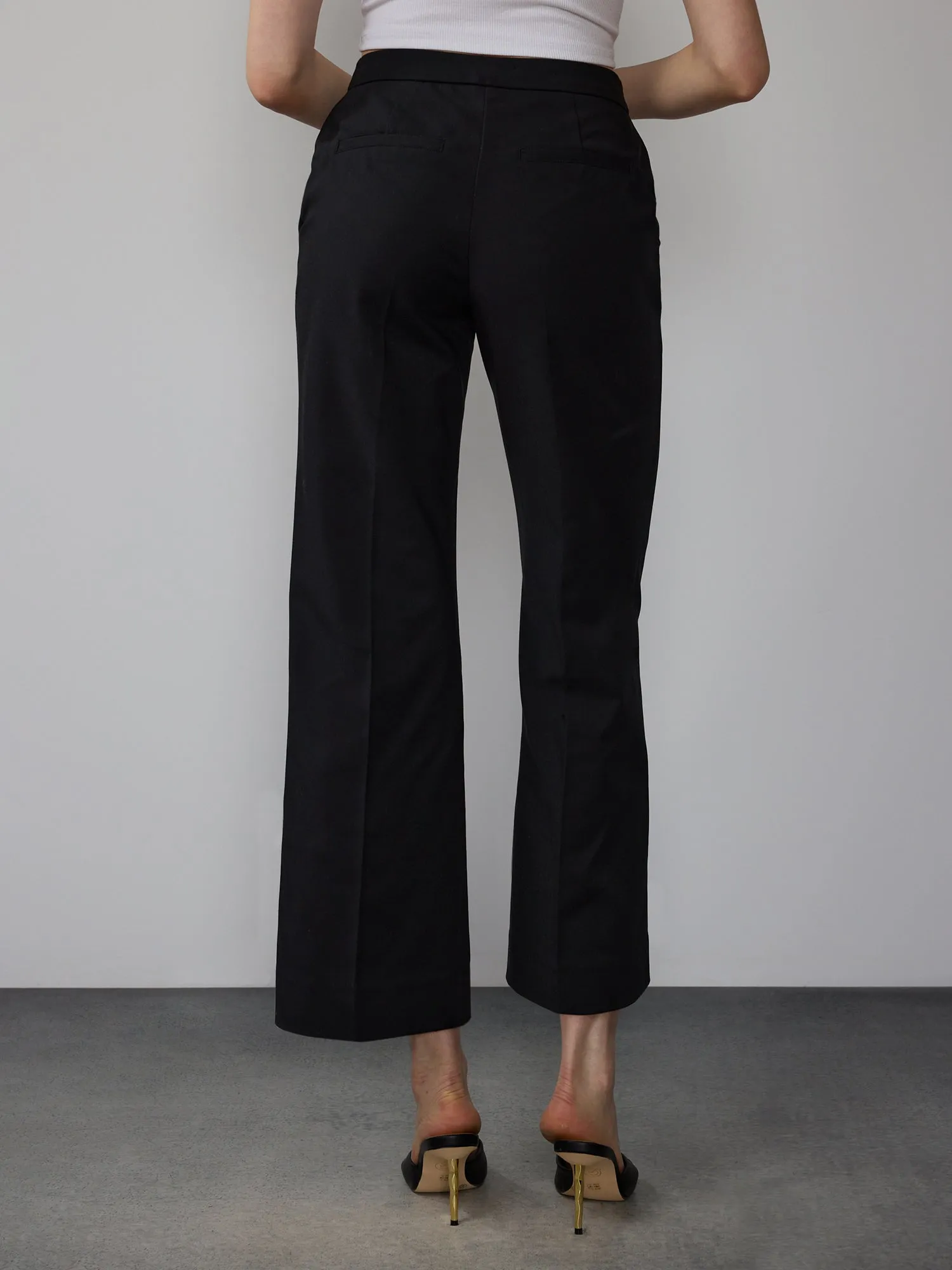 Essential High Rise Wide Leg Pants