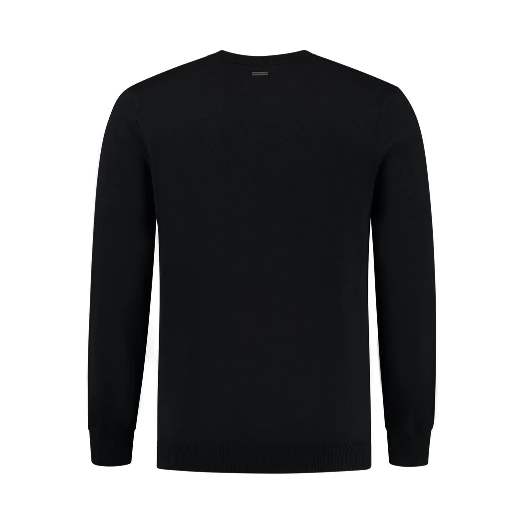 Essential Knitwear Crewneck - Black