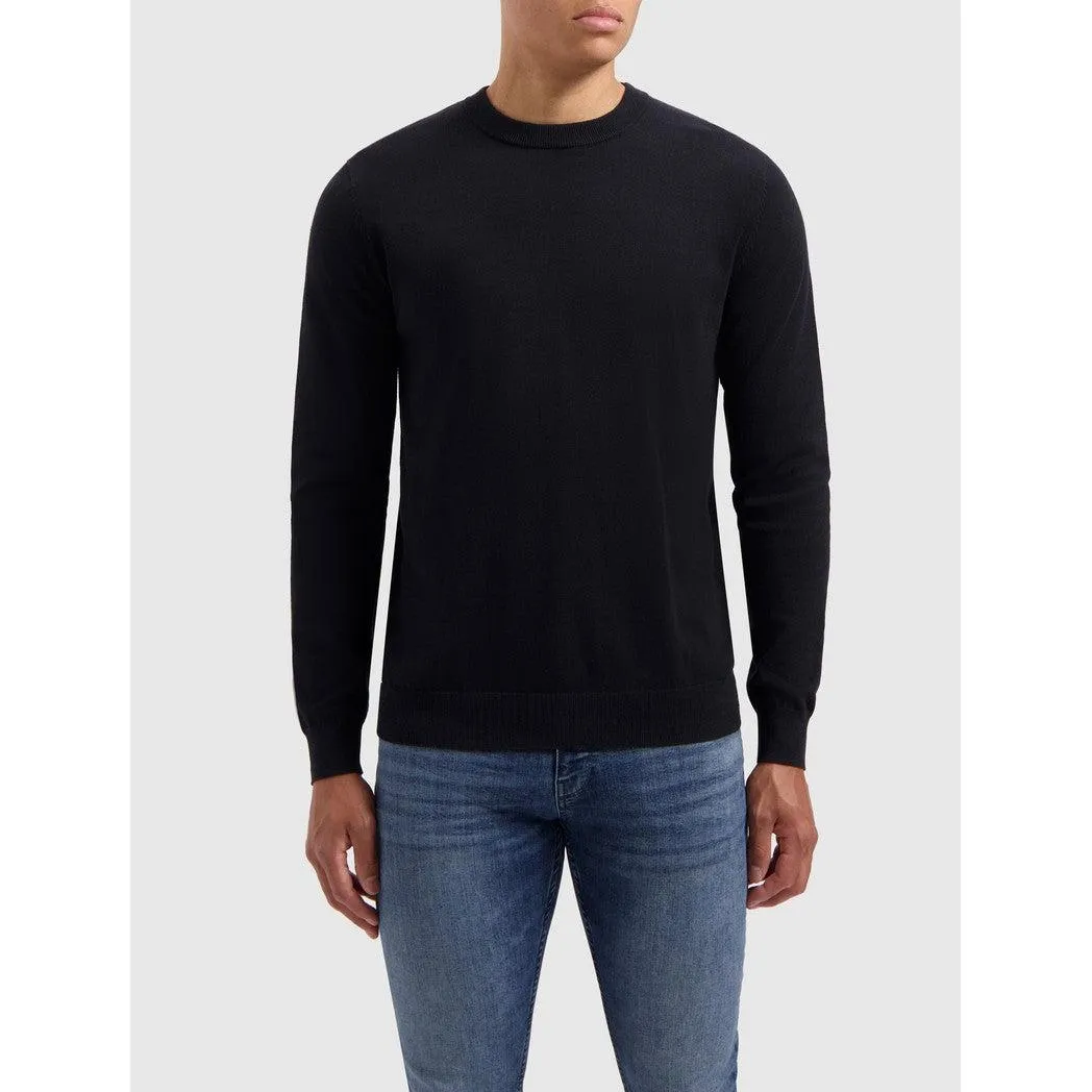 Essential Knitwear Crewneck - Black