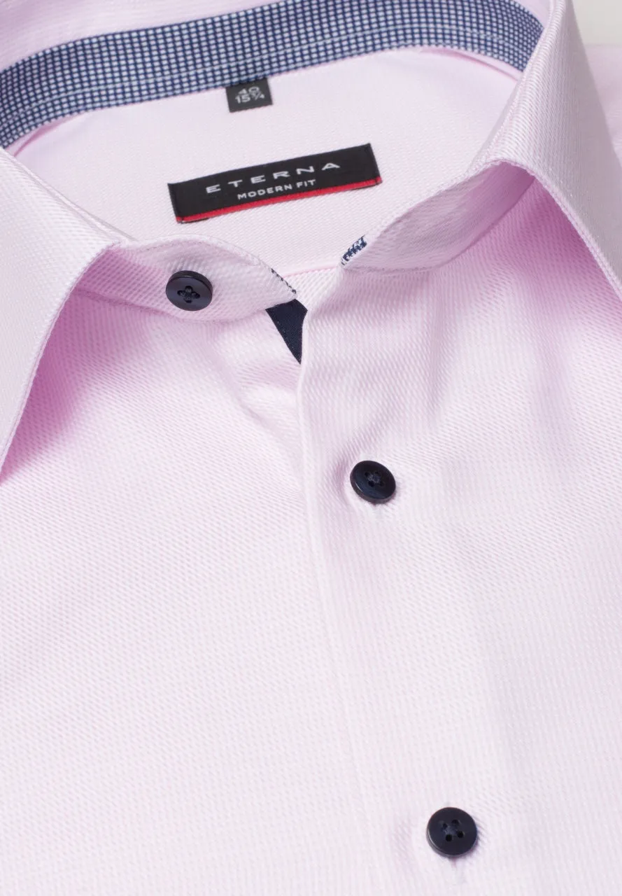 Eterna Pink Check Shirt Pink