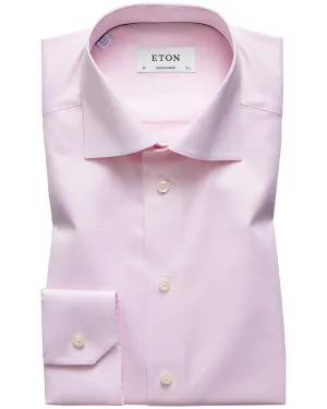 Eton Contemporary Fit Signature Twill Shirt - Pink