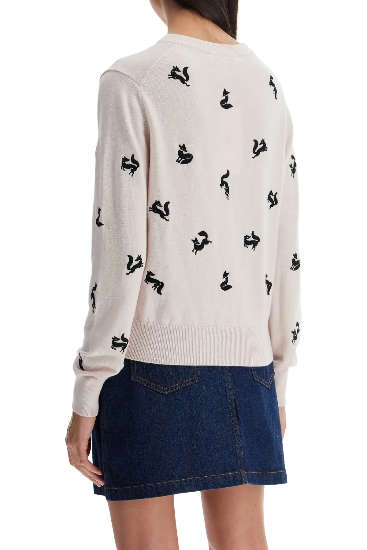 fancy fox cardigan NW00504KF0001 FRESH COTTON