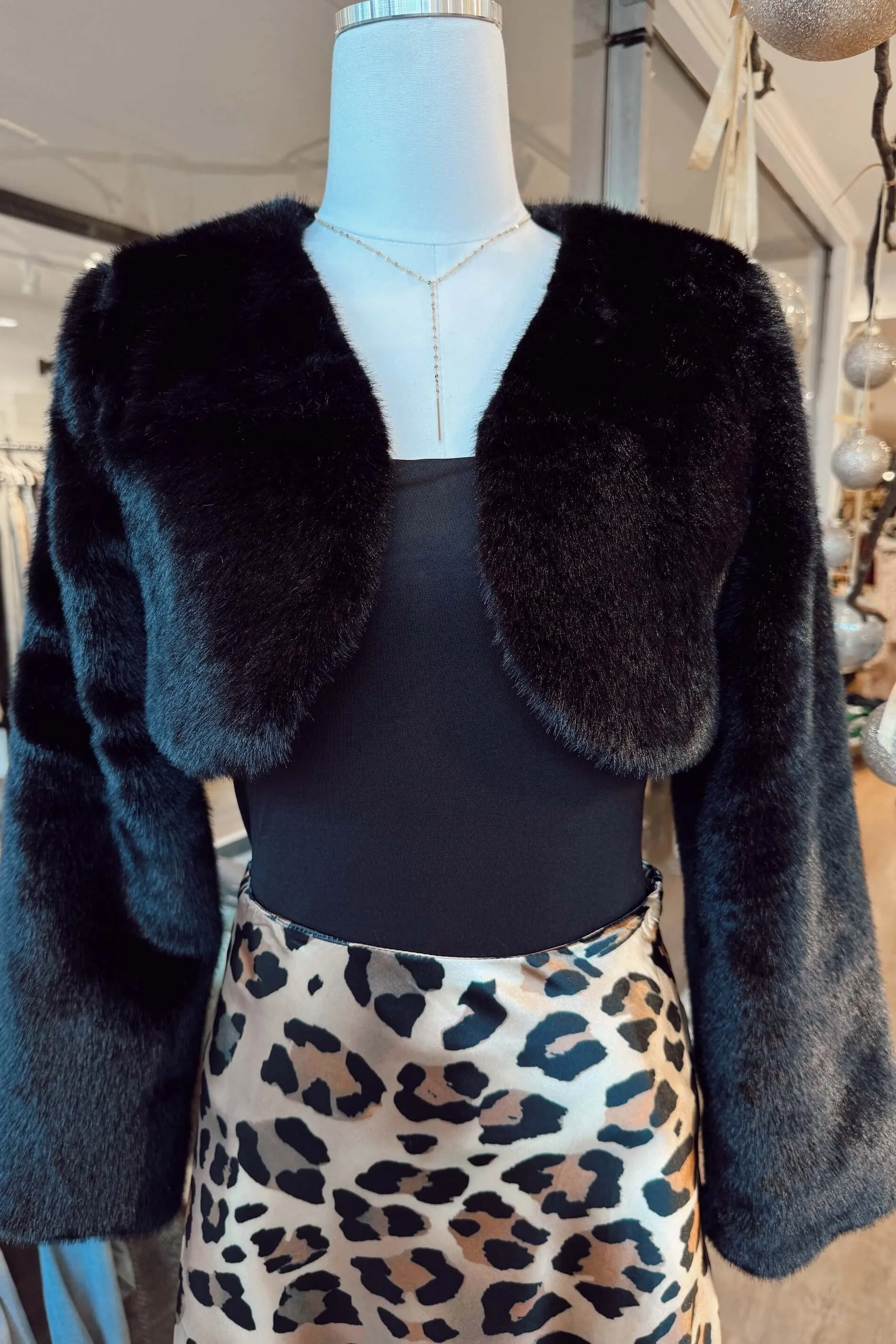 Faux Fur Balero